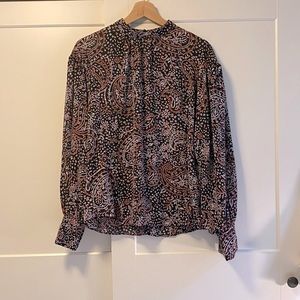 Banana Republic Balloon Sleeve Blouse sz Small
